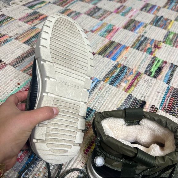 J Slides ROBERTA Khaki Nylon 7.5 - Picture 4 of 8